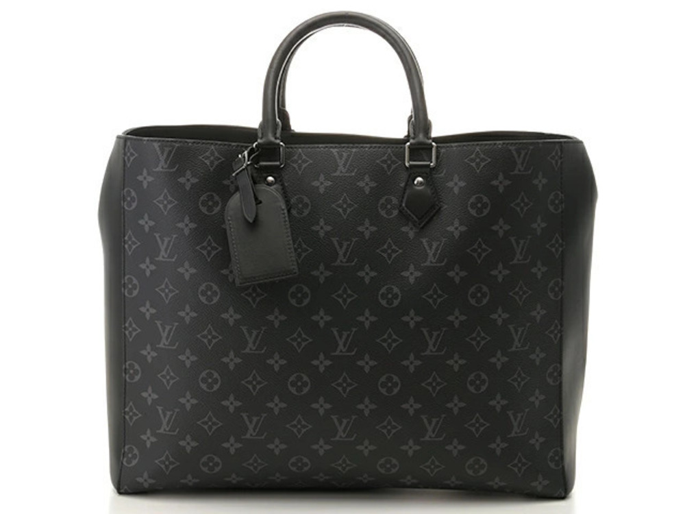 LOUIS VUITTON Grand Sac Monogram Eclipse Black Business Bag Tote